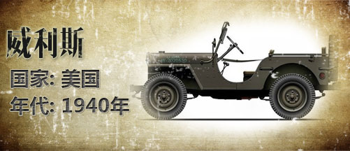 二战军车:美国威利斯汽车-jeep/吉普